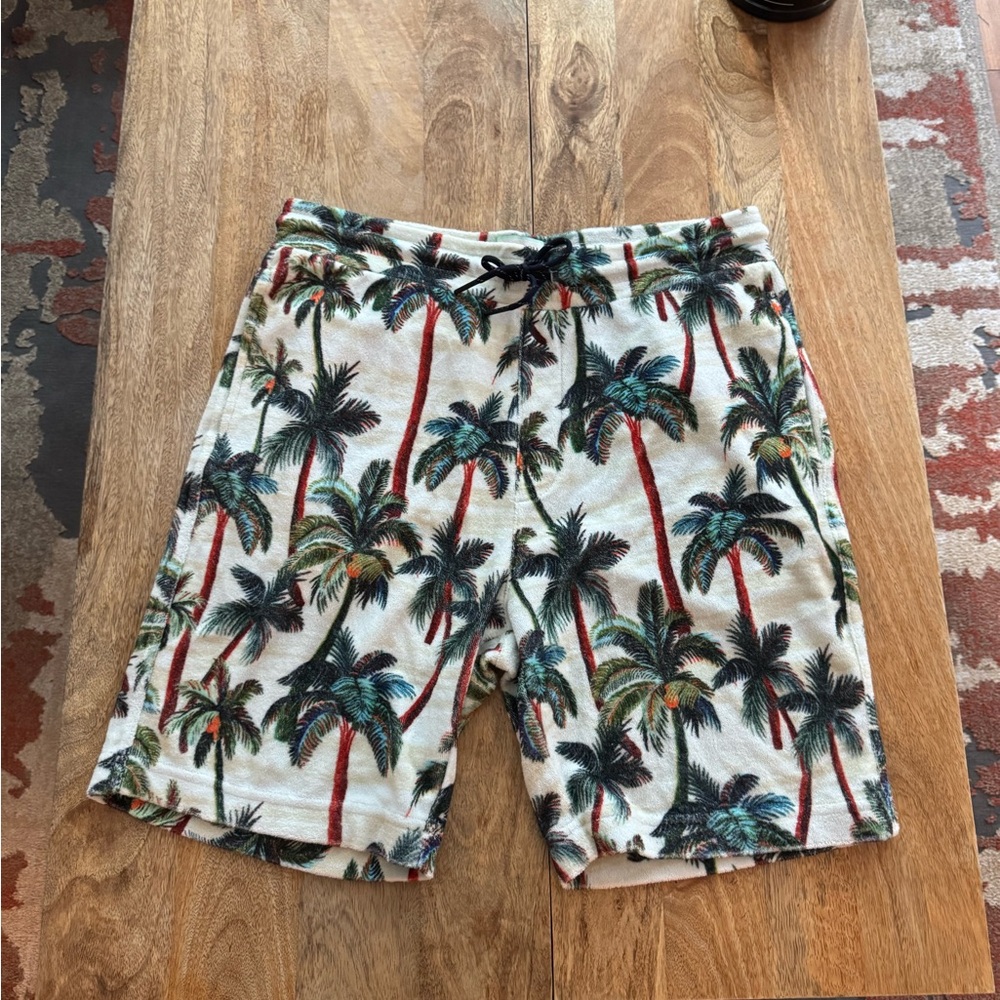 Scotch & Soda Multicolor Palm Print Swim Shorts